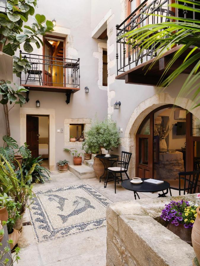 Casa Dei Delfini Hotel Rethymno  Bagian luar foto